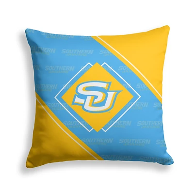 Pegasus Southern University Jaguars 18" x 18" Diamond Boxed Decor Pillow