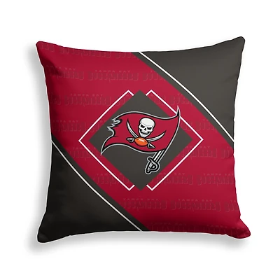 Pegasus Tampa Bay Buccaneers 18" x 18" Diamond Boxed Decor Pillow