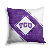 Pegasus TCU Horned Frogs 18" x 18" Diamond Boxed Decor Pillow