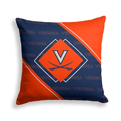 Pegasus Virginia Cavaliers 18" x 18" Diamond Boxed Decor Pillow