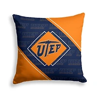 Pegasus UTEP Miners 18" x 18" Diamond Boxed Decor Pillow