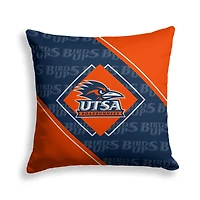 Pegasus UTSA Roadrunners 18" x 18" Diamond Boxed Decor Pillow