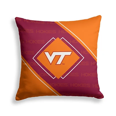 Pegasus Virginia Tech Hokies 18" x 18" Diamond Boxed Decor Pillow