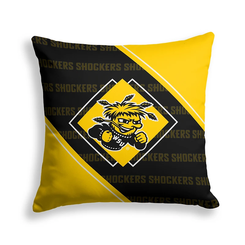 Pegasus Wichita State Shockers 18" x 18" Diamond Boxed Decor Pillow