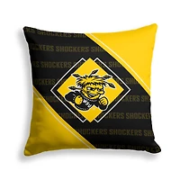 Pegasus Wichita State Shockers 18" x 18" Diamond Boxed Decor Pillow