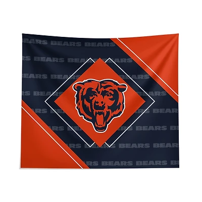 Pegasus Chicago Bears 51" x 60" Diamond Boxed Wall Tapestry