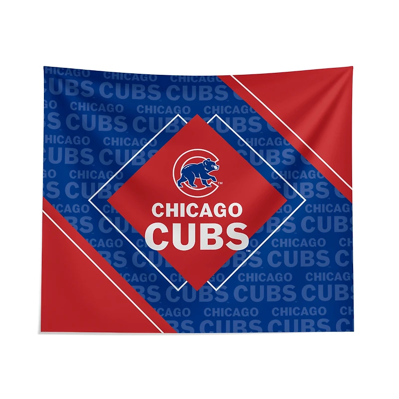 Pegasus Chicago Cubs 51" x 60" Diamond Boxed Wall Tapestry