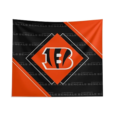 Pegasus Cincinnati Bengals 51" x 60" Diamond Boxed Wall Tapestry