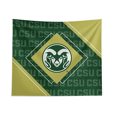 Pegasus Colorado State Rams 51" x 60" Diamond Boxed Wall Tapestry