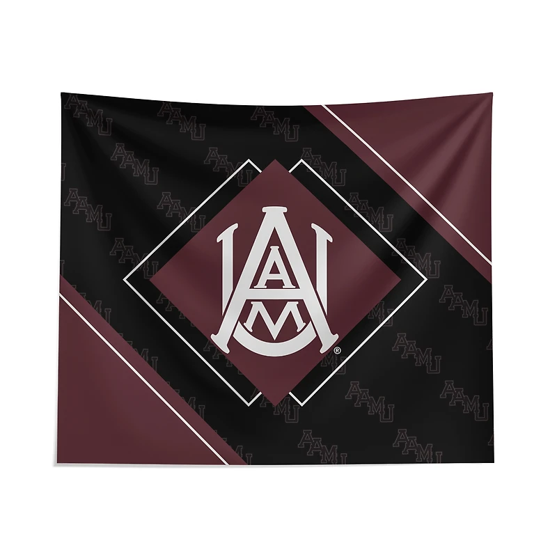 Pegasus Alabama A&M Bulldogs 51" x 60" Diamond Boxed Wall Tapestry