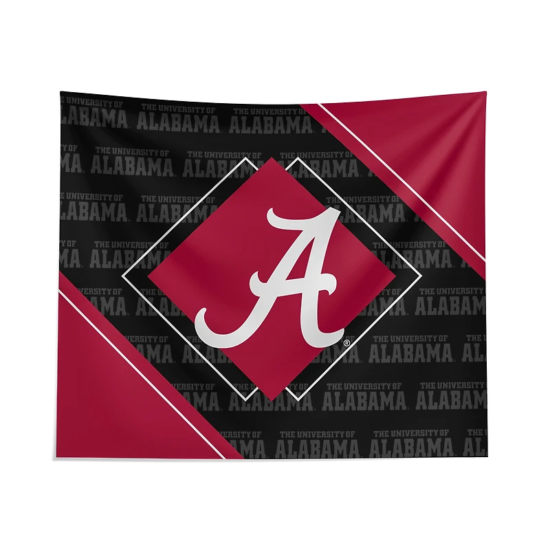 Pegasus Alabama Crimson Tide 51" x 60" Diamond Boxed Wall Tapestry