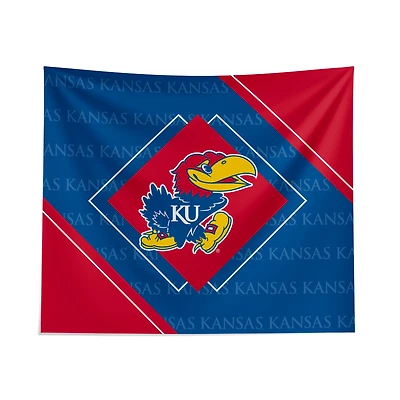 Pegasus Kansas Jayhawks 51" x 60" Diamond Boxed Wall Tapestry