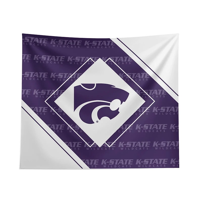 Pegasus Kansas State Wildcats 51" x 60" Diamond Boxed Wall Tapestry