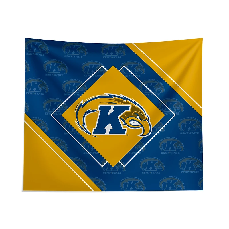 Pegasus Kent State Golden Flashes 51" x 60" Diamond Boxed Wall Tapestry
