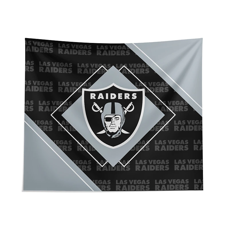 Pegasus Las Vegas Raiders 51" x 60" Diamond Boxed Wall Tapestry