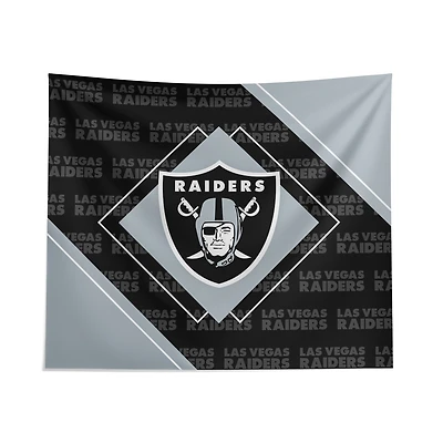 Pegasus Las Vegas Raiders 51" x 60" Diamond Boxed Wall Tapestry