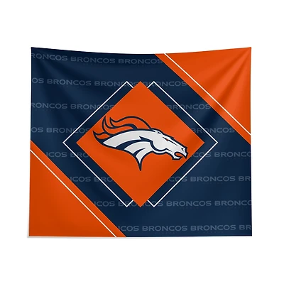 Pegasus Denver Broncos 51" x 60" Diamond Boxed Wall Tapestry