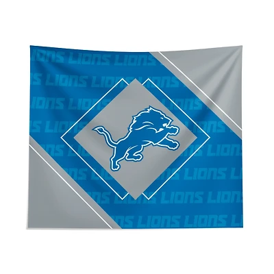 Pegasus Detroit Lions 51" x 60" Diamond Boxed Wall Tapestry