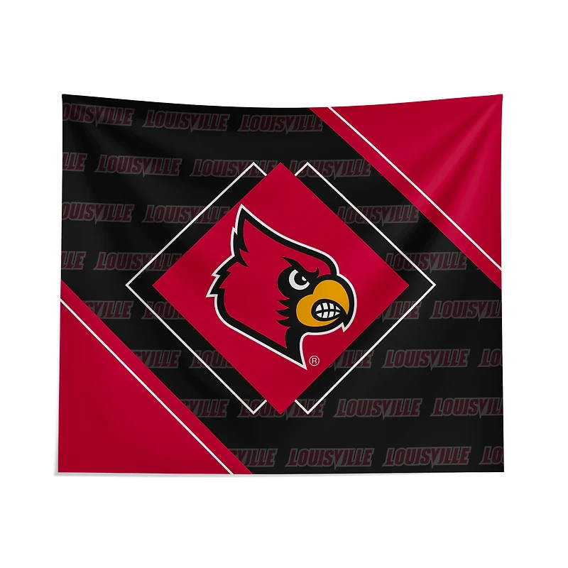Pegasus Louisville Cardinals 51" x 60" Diamond Boxed Wall Tapestry