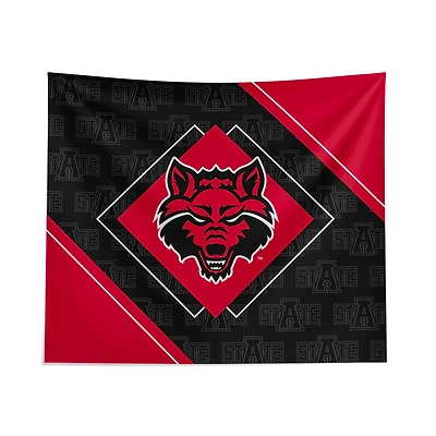 Pegasus Arkansas State Red Wolves 51" x 60" Diamond Boxed Wall Tapestry