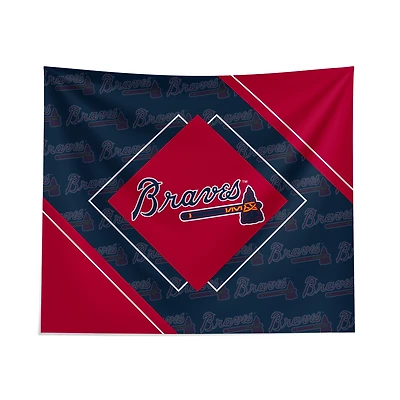 Pegasus Atlanta Braves 51" x 60" Diamond Boxed Wall Tapestry