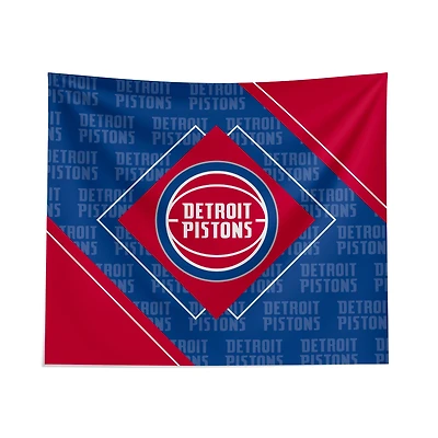 Pegasus Detroit Pistons 51" x 60" Diamond Boxed Wall Tapestry