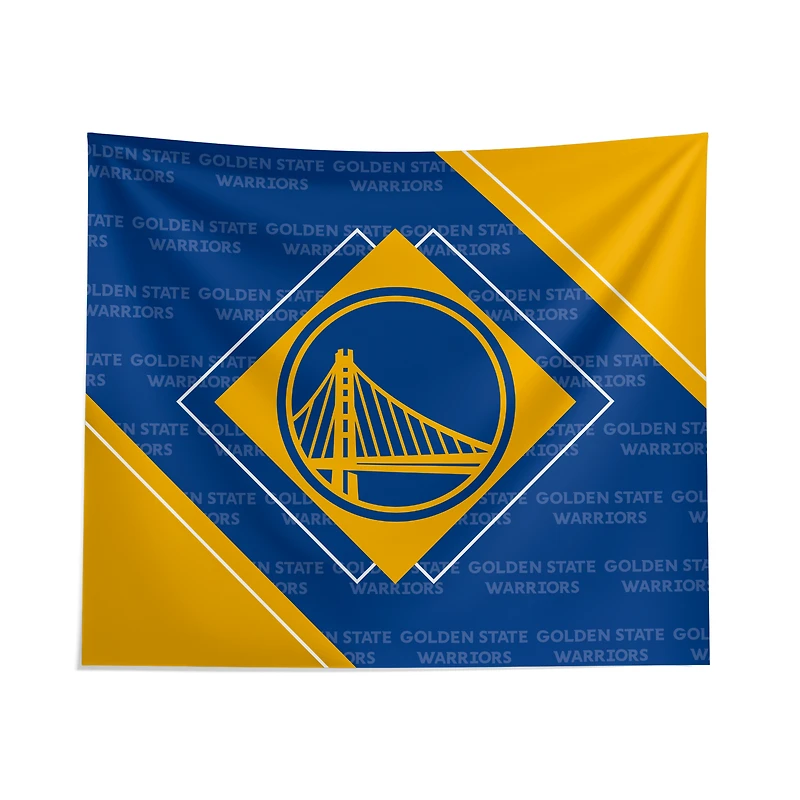 Pegasus Golden State Warriors 51" x 60" Diamond Boxed Wall Tapestry
