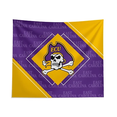 Pegasus ECU Pirates 51" x 60" Diamond Boxed Wall Tapestry