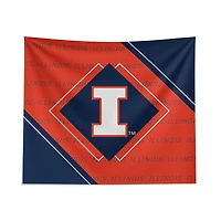 Pegasus Illinois Fighting Illini 51" x 60" Diamond Boxed Wall Tapestry