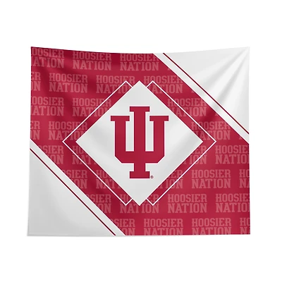 Pegasus Indiana Hoosiers 51" x 60" Diamond Boxed Wall Tapestry