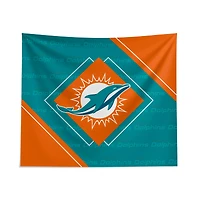 Pegasus Miami Dolphins 51" x 60" Diamond Boxed Wall Tapestry