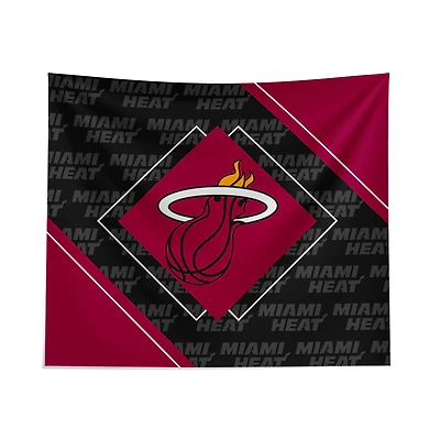 Pegasus Miami Heat 51" x 60" Diamond Boxed Wall Tapestry