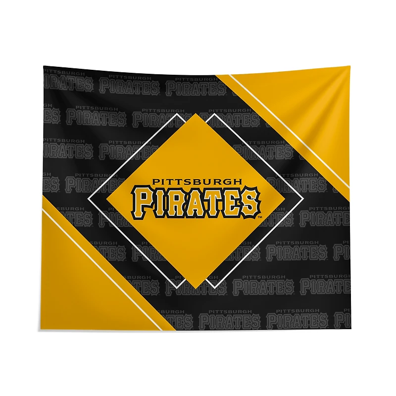Pegasus Pittsburgh Pirates 51" x 60" Diamond Boxed Wall Tapestry