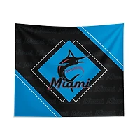 Pegasus Miami Marlins 51" x 60" Diamond Boxed Wall Tapestry