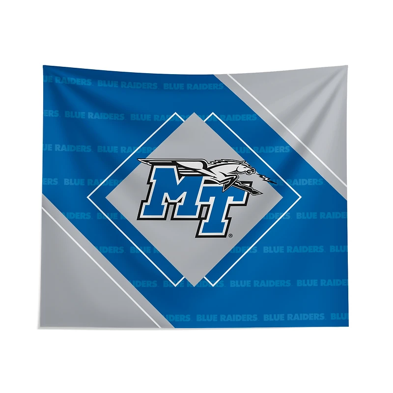 Pegasus MTSU Blue Raiders 51" x 60" Diamond Boxed Wall Tapestry