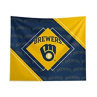 Pegasus Milwaukee Brewers 51" x 60" Diamond Boxed Wall Tapestry