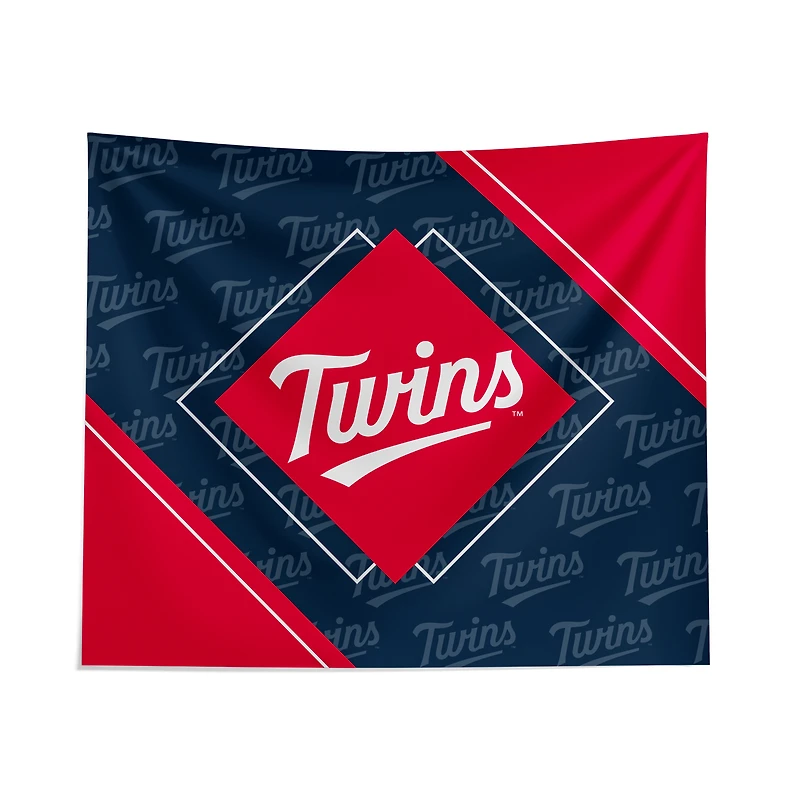 Pegasus Minnesota Twins 51" x 60" Diamond Boxed Wall Tapestry