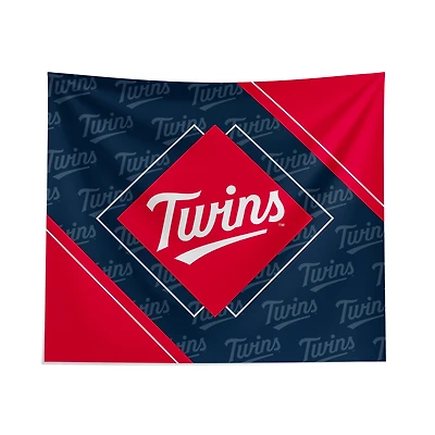 Pegasus Minnesota Twins 51" x 60" Diamond Boxed Wall Tapestry