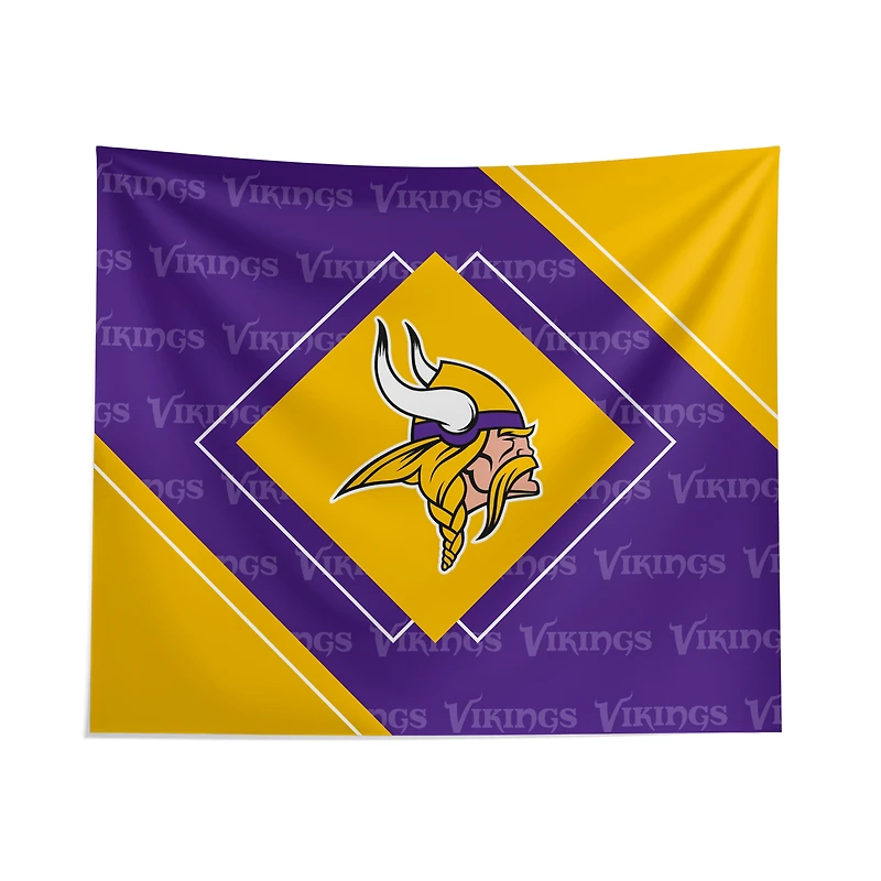Pegasus Minnesota Vikings 51" x 60" Diamond Boxed Wall Tapestry