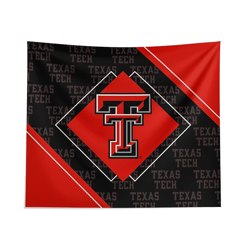 Pegasus Texas Tech Red Raiders 51" x 60" Diamond Boxed Wall Tapestry