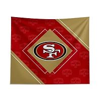 Pegasus San Francisco 49ers 51" x 60" Diamond Boxed Wall Tapestry
