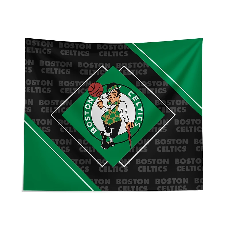 Pegasus Boston Celtics 51" x 60" Diamond Boxed Wall Tapestry