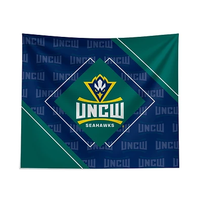 Pegasus UNC Wilmington Seahawks 51" x 60" Diamond Boxed Wall Tapestry
