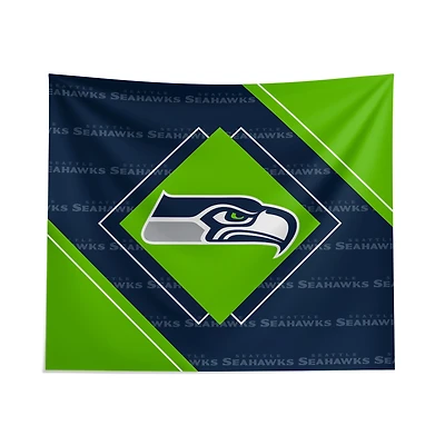 Pegasus Seattle Seahawks 51" x 60" Diamond Boxed Wall Tapestry