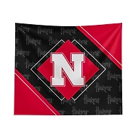 Pegasus Nebraska Huskers 51" x 60" Diamond Boxed Wall Tapestry