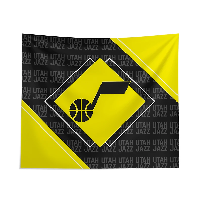 Pegasus Utah Jazz 51" x 60" Diamond Boxed Wall Tapestry