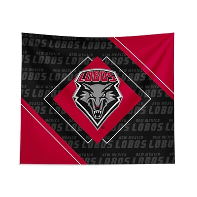 Pegasus New Mexico Lobos 51" x 60" Diamond Boxed Wall Tapestry