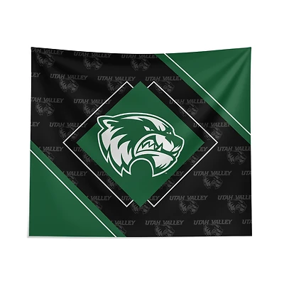Pegasus Utah Valley Wolverines 51" x 60" Diamond Boxed Wall Tapestry