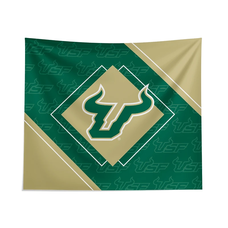 Pegasus South Florida Bulls 51" x 60" Diamond Boxed Wall Tapestry