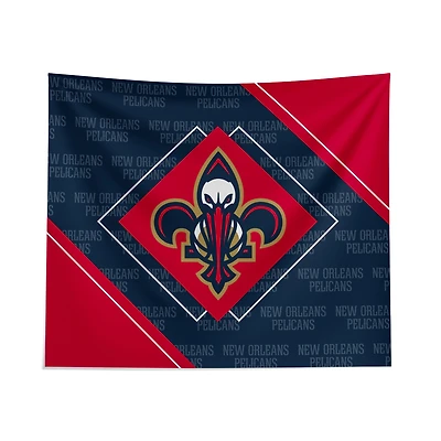Pegasus New Orleans Pelicans 51" x 60" Diamond Boxed Wall Tapestry